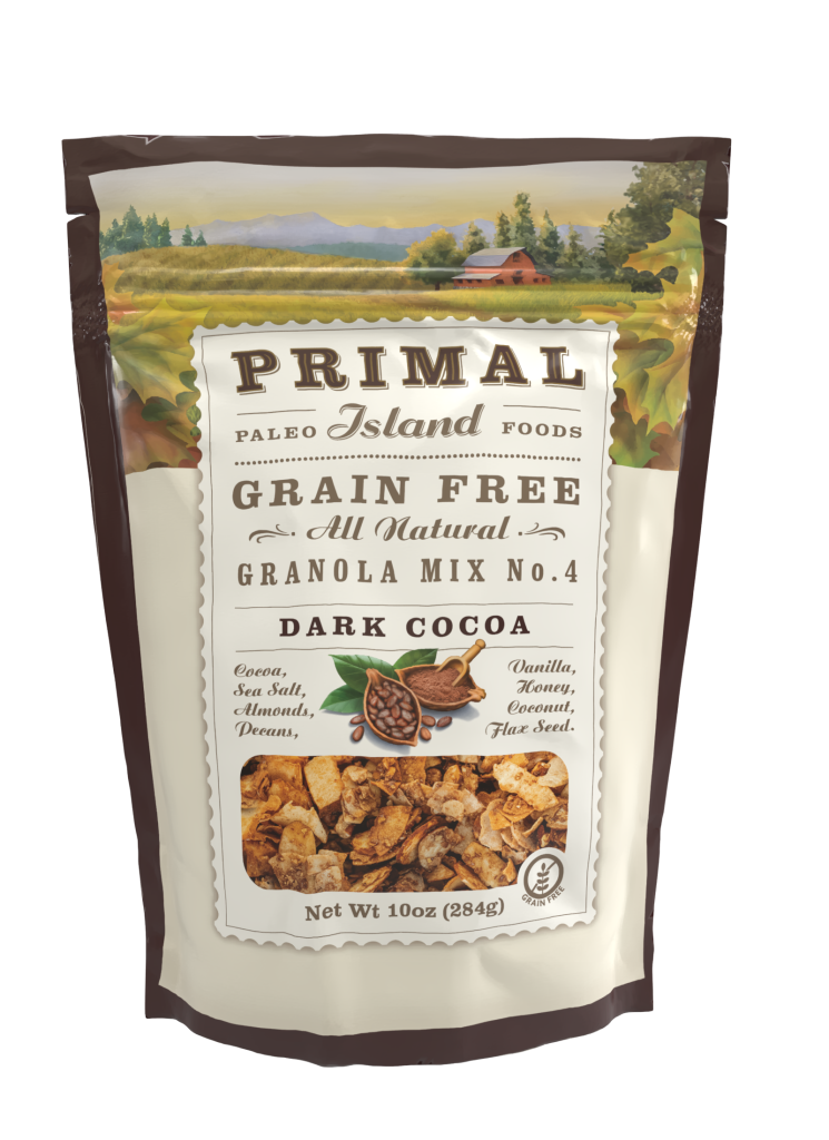 Dark Cocoa Paleo Grain-Free Granola