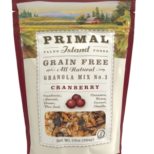 Cranberry Paleo Grain-Free Granola
